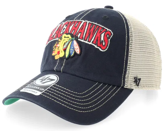 47 Chicago Blackhawks Tuscaloosa Clean Up Adjustable Grey