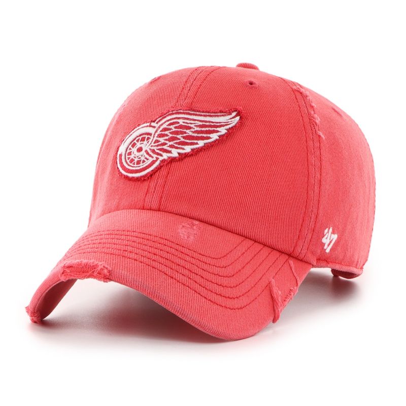47 Detroit Red Wings Clean Up Adjustable Weathered Red