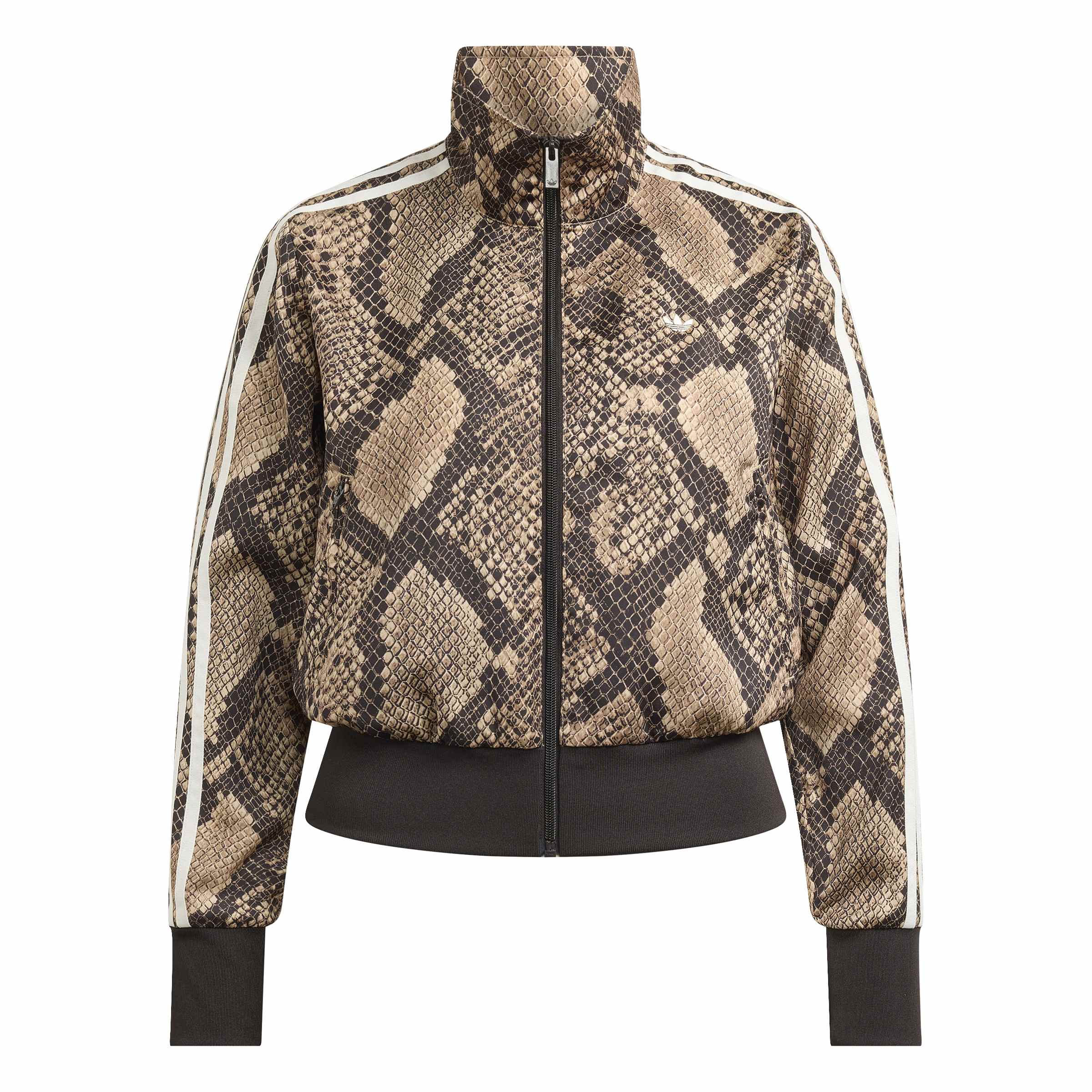 Adidas Satin Snake Print Firebird Track Jacket