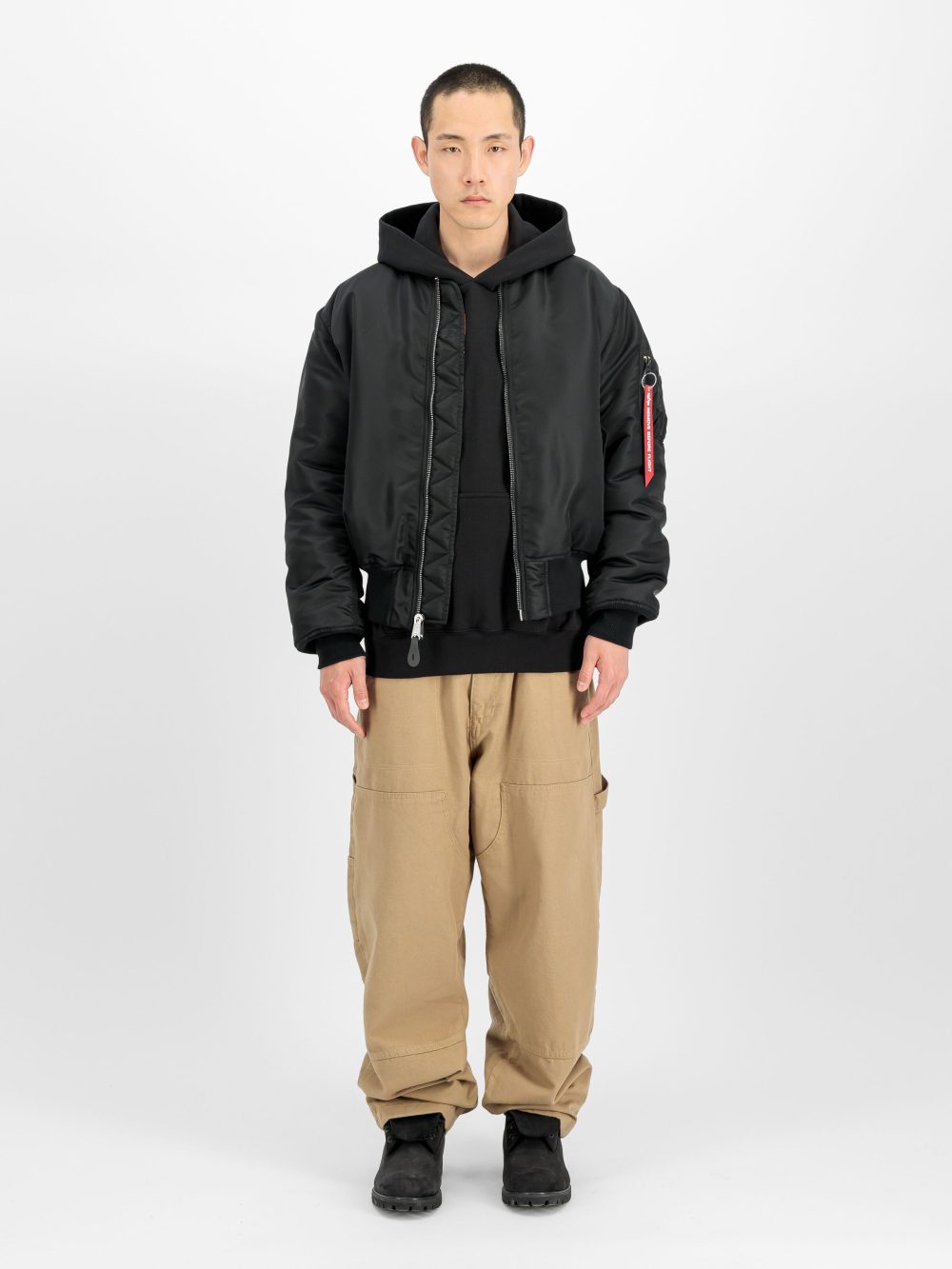 Alpha Industries MA-1 Heritage Bomber Jacket Black