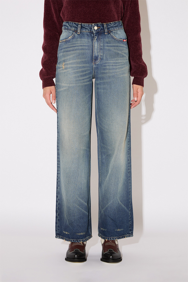 Amish Linda W Denim Lyocell Cotton Trash