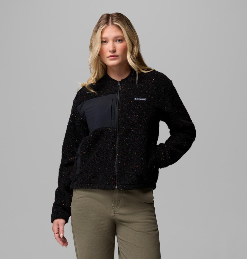 Columbia Stellar Path Fleece Bomber Full Zip Black