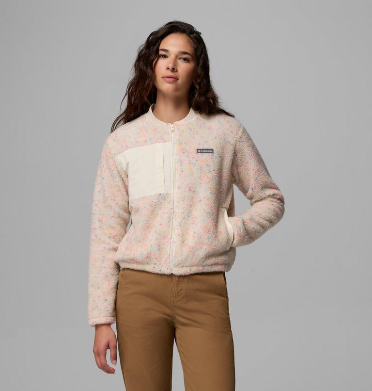 Columbia Stellar Path Fleece Bomber Full Zip Chalk