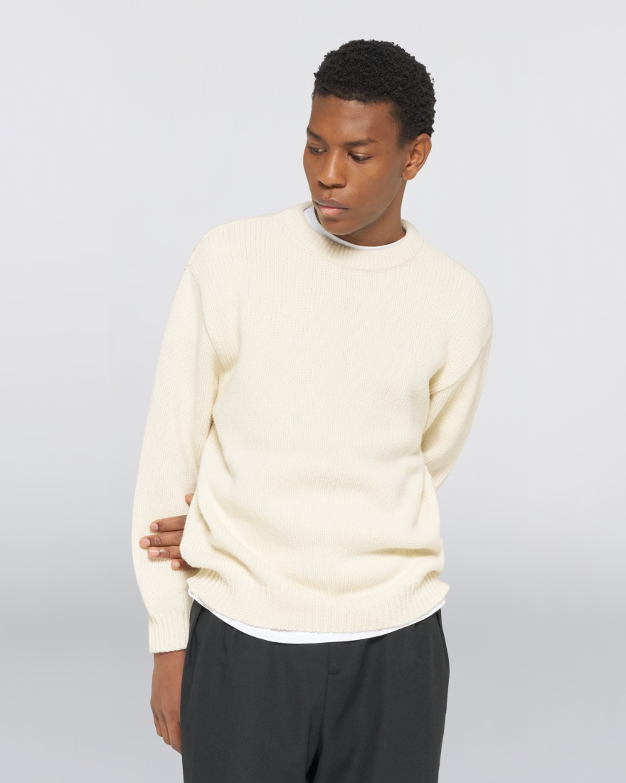 Edwin Ellis Hibiki Sweater Off White Baltic