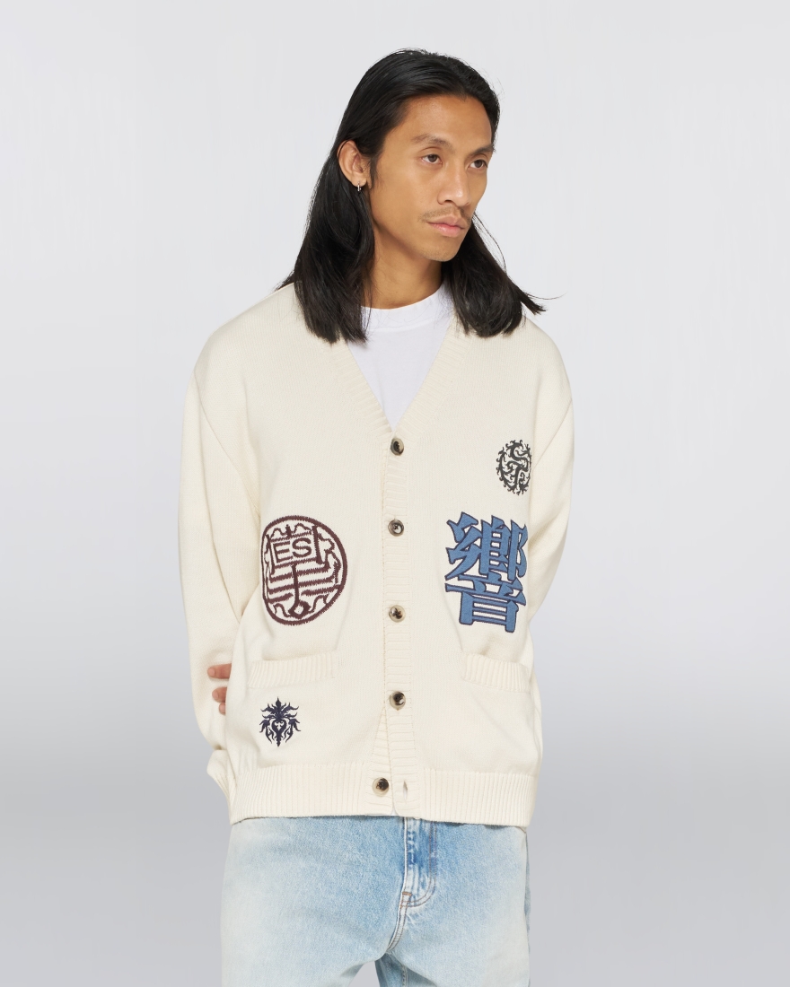 Edwin Hibiki Cardigan Off White
