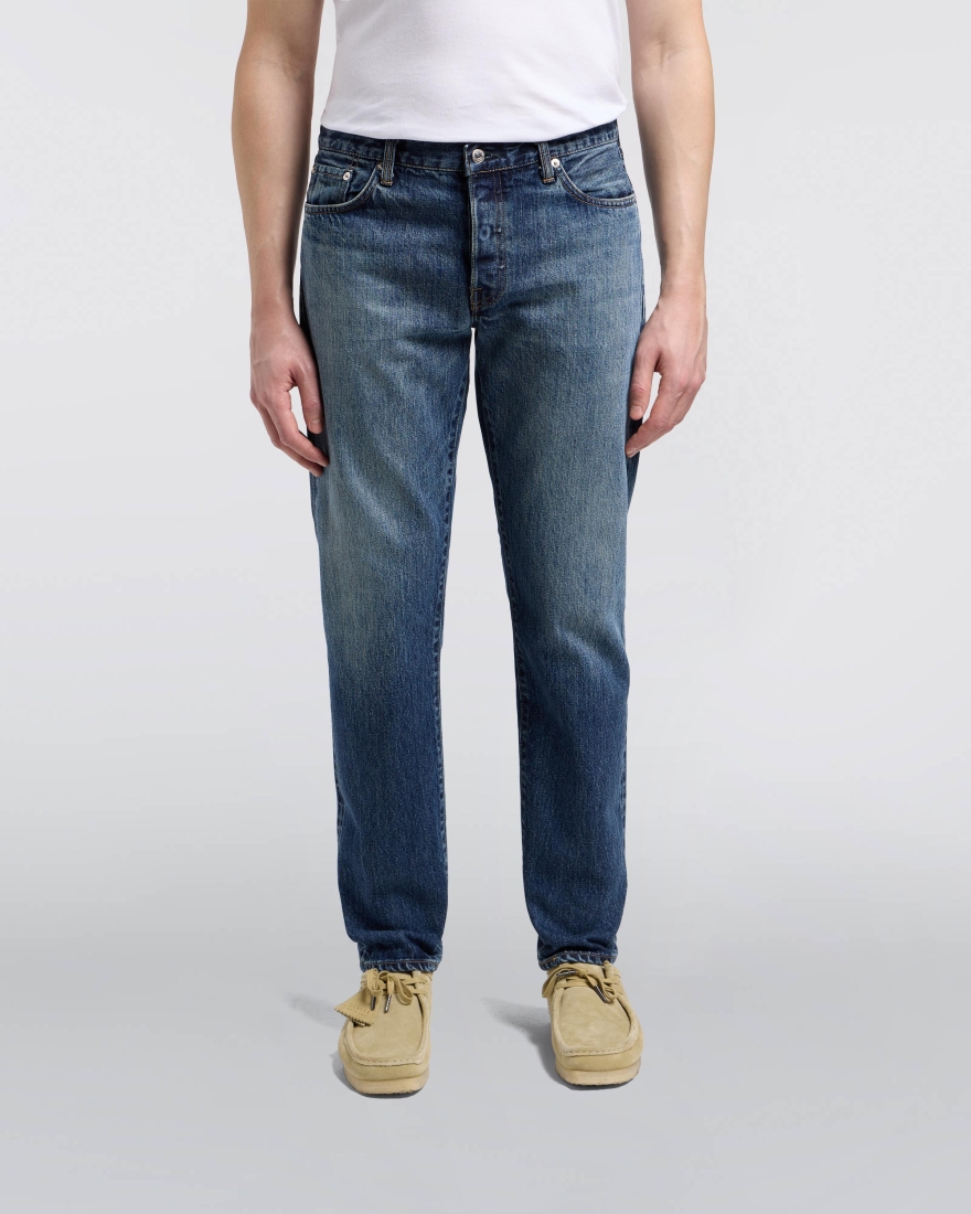 Edwin Regular Tapered Jeans Blue Dark Used