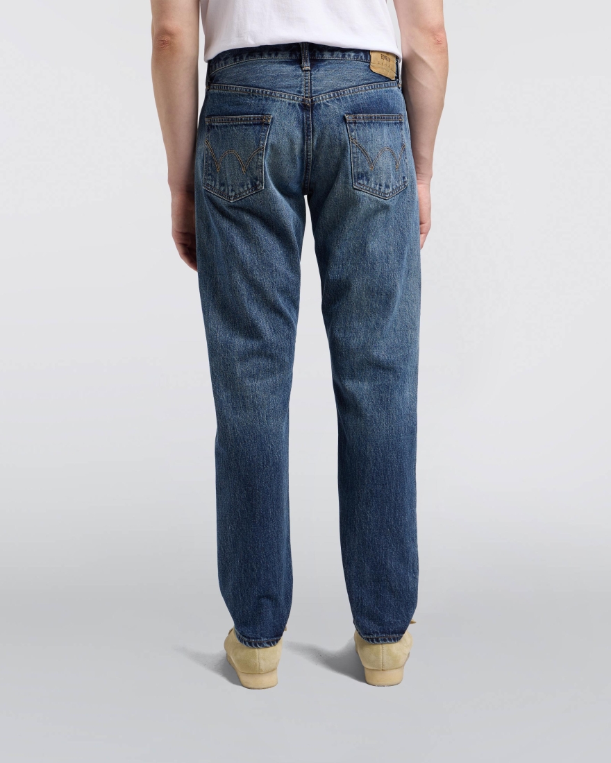 Edwin Regular Tapered Jeans Blue Dark Used