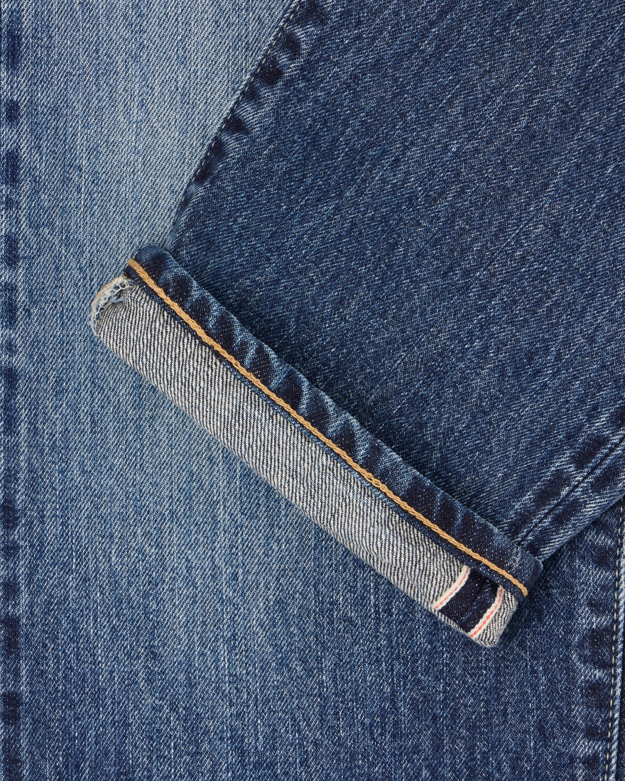 Edwin Regular Tapered Jeans Blue Dark Used