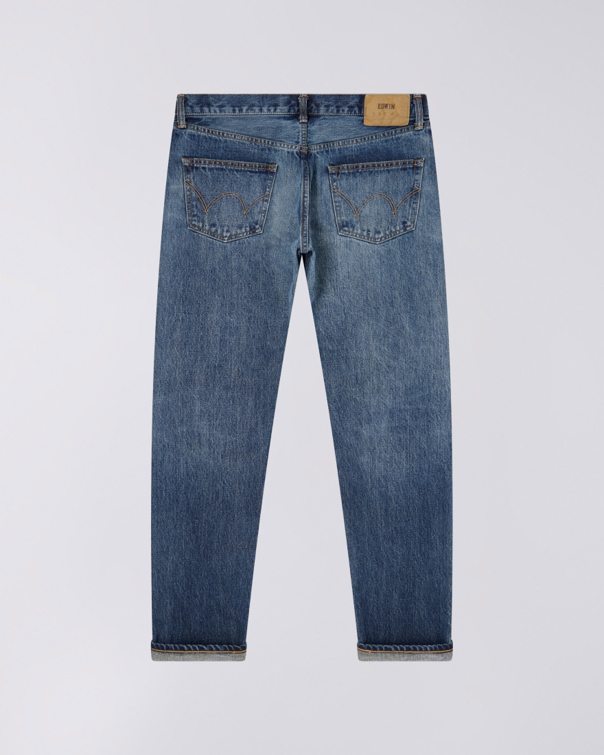 Edwin Regular Tapered Jeans Blue Dark Used