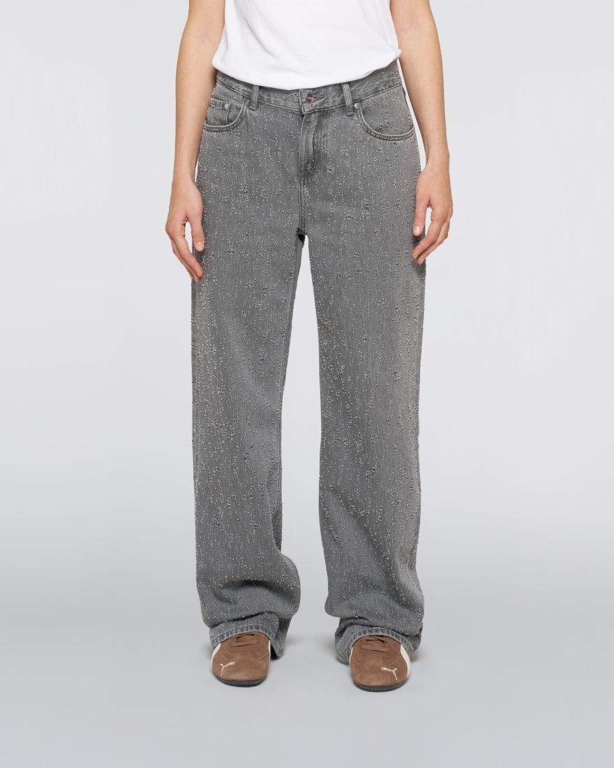 Edwin W Lexie Pant Black Basalte Wash