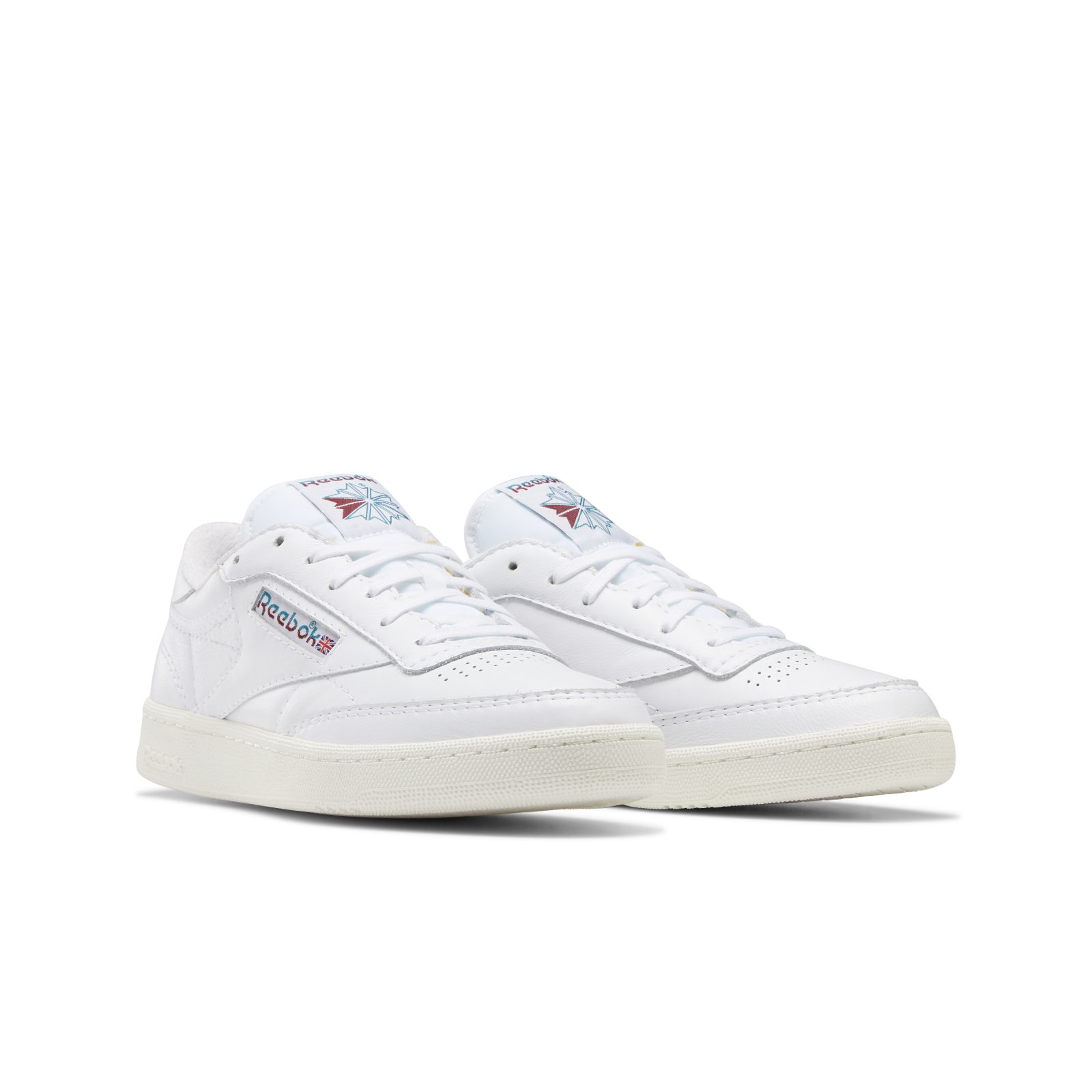 Reebok Club C 85 Vintage Cloud White Seaport Teal Classic Burgundy