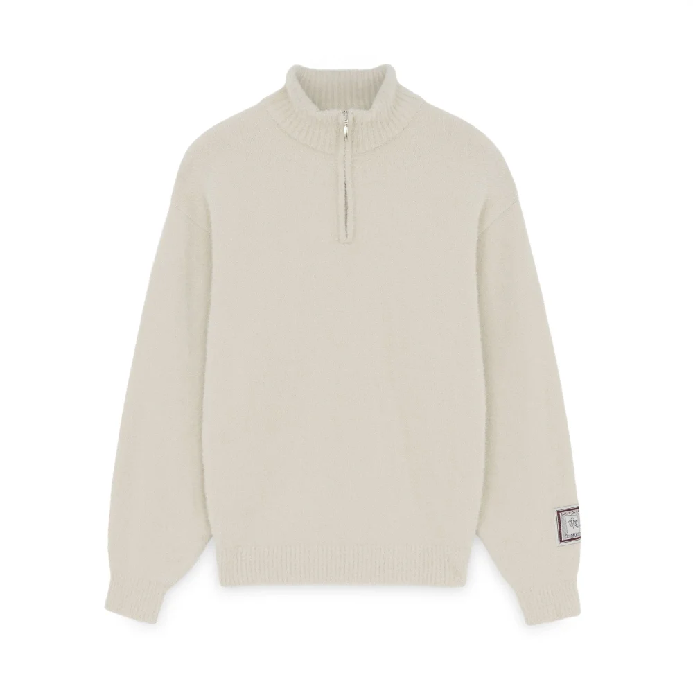 Iuter Craftsmen Half Zip Jumper Ivory