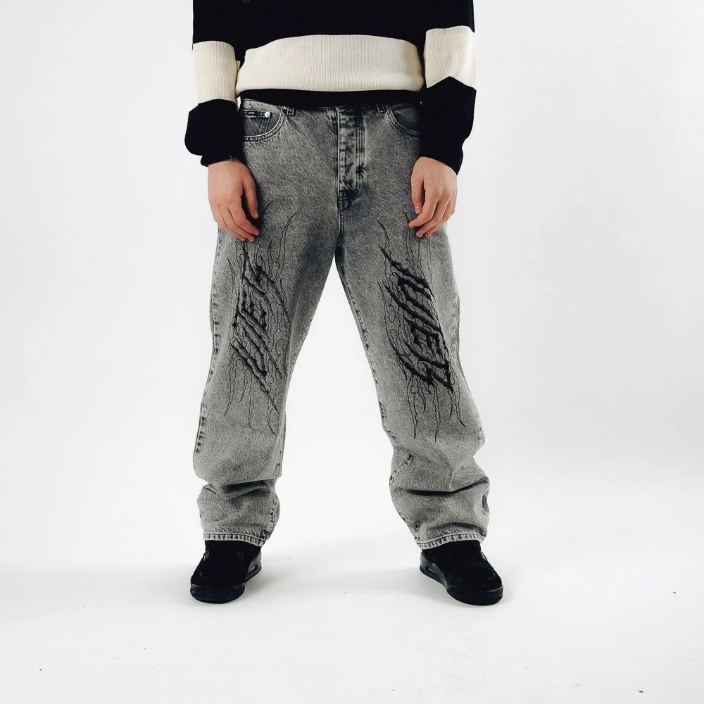 Iuter Tribal Baggy Denim Pants