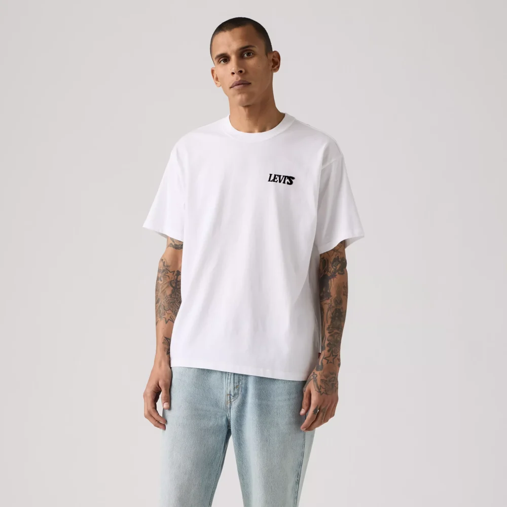 Levis Vintage Fit Graphic Tee Outter Space White Plus