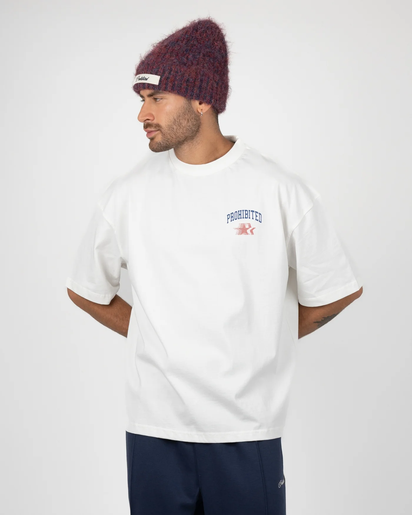 Prohibited Avantgarde Tee Off-White