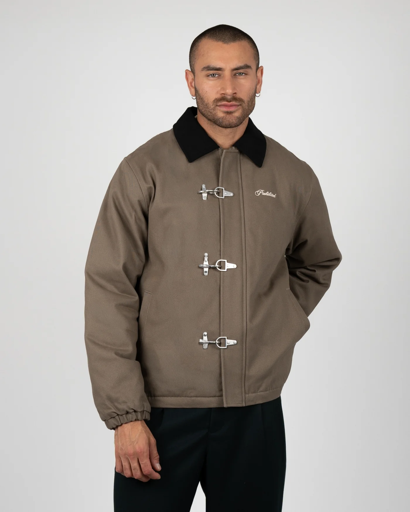 Prohibited Back In The Days Jacket Ash Green