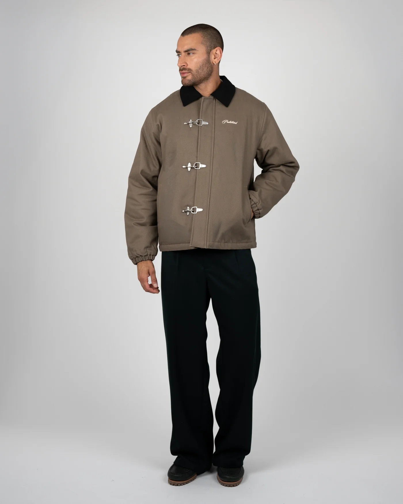 Prohibited Back In The Days Jacket Ash Green