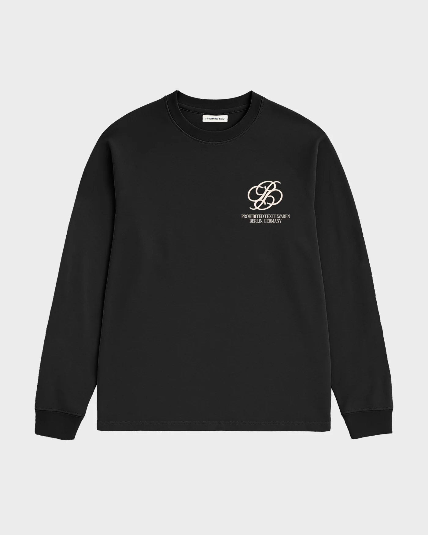 Prohibited College Days Longsleeve Black