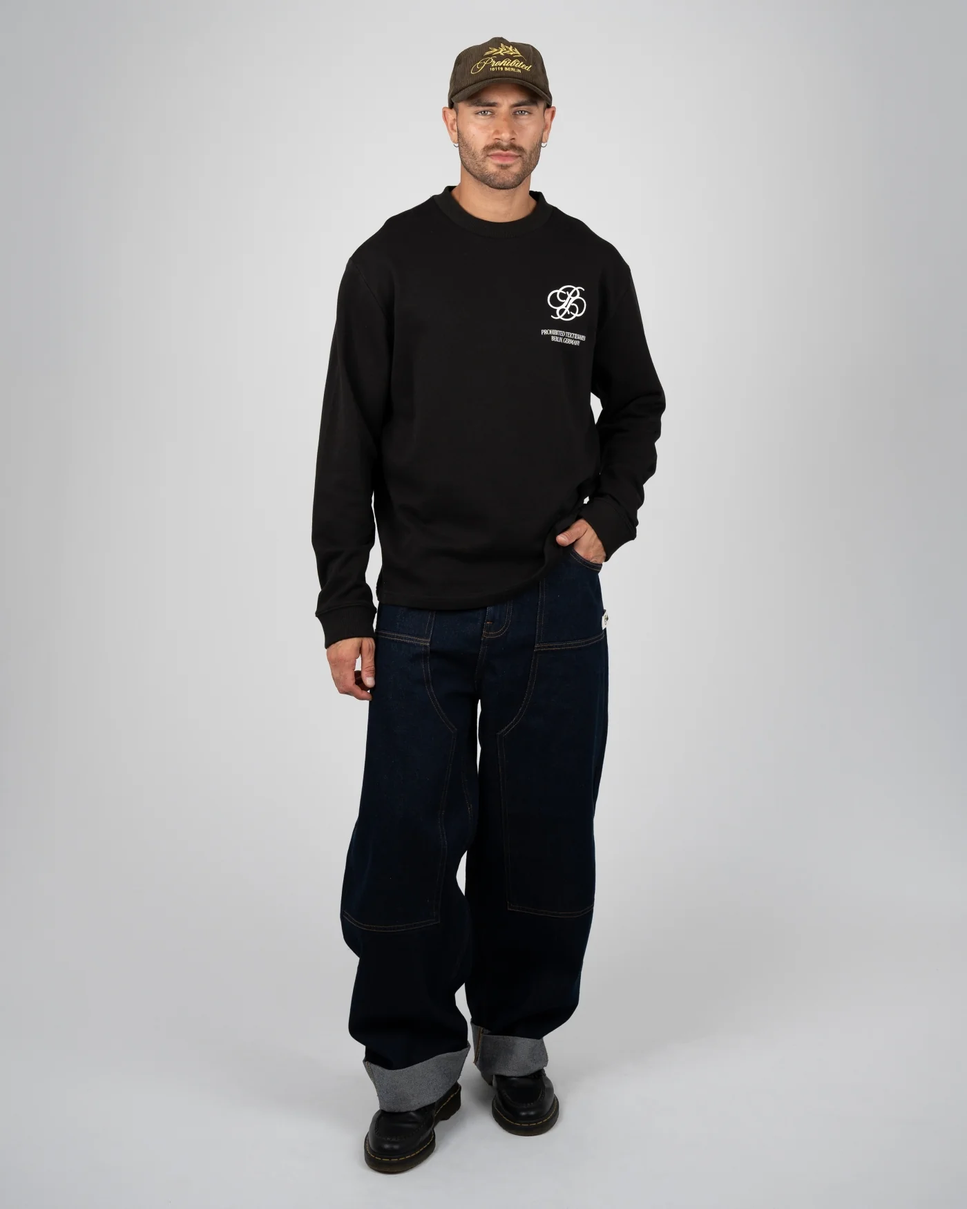 Prohibited College Days Longsleeve Black