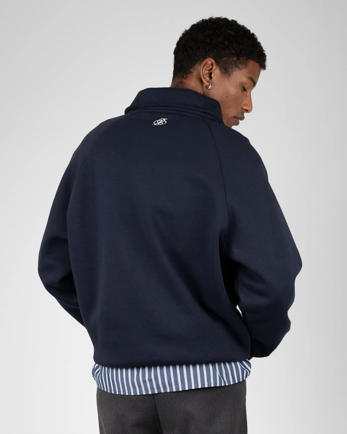 Prohibited College Days Quarter Zip Deep Blue
