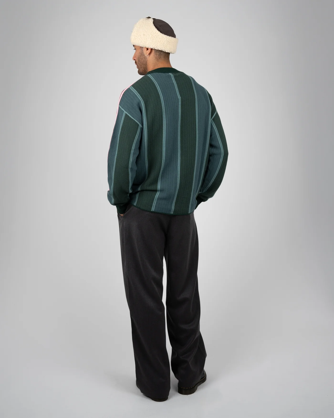 Prohibited Heritage Pleated Pants Dark Grey