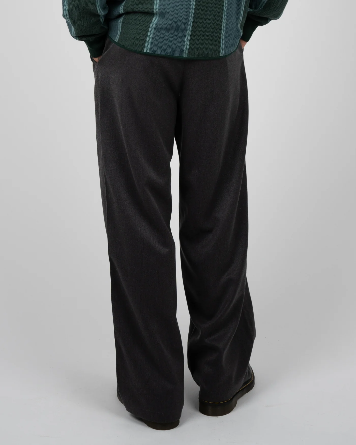 Prohibited Heritage Pleated Pants Dark Grey