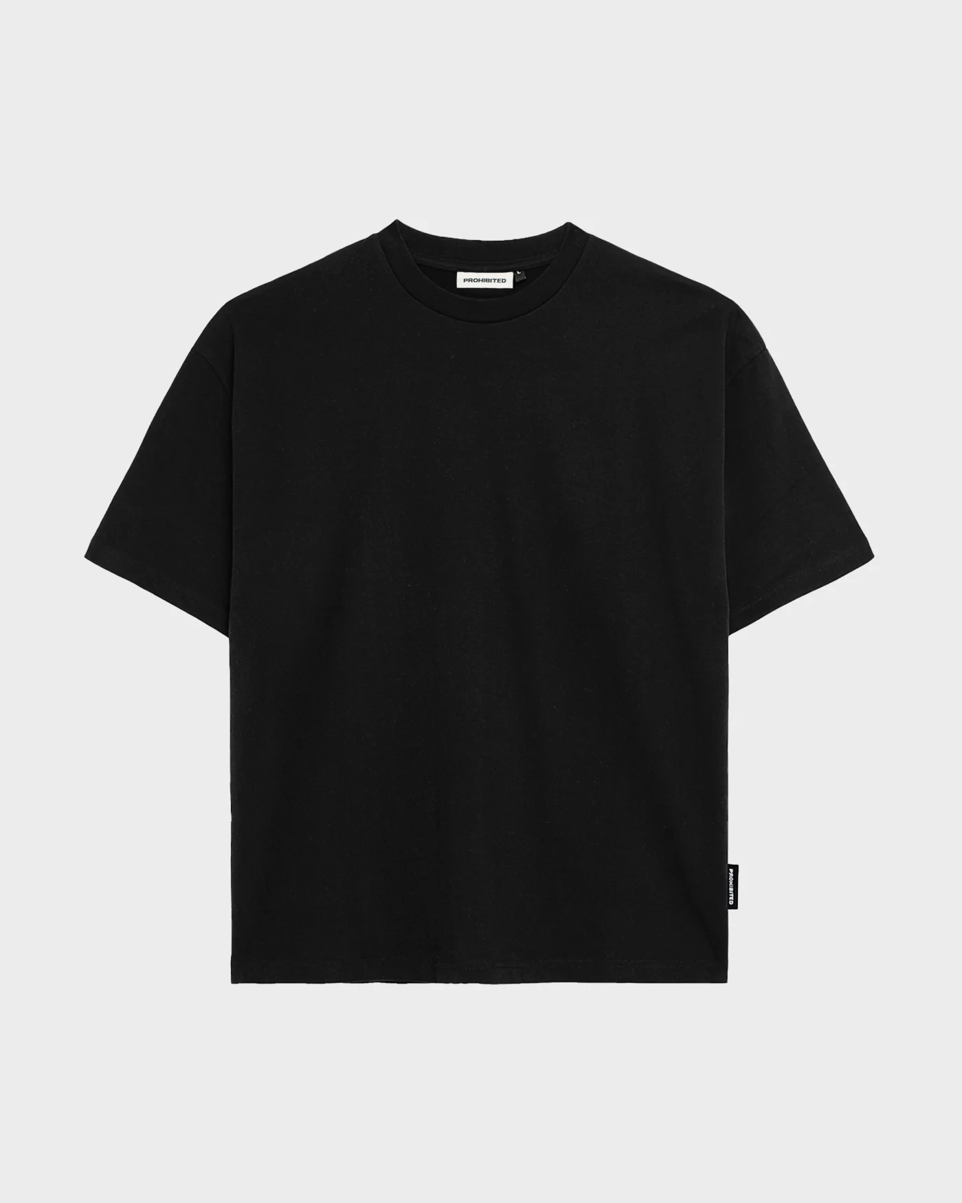 Prohibited Oversized Tee Black