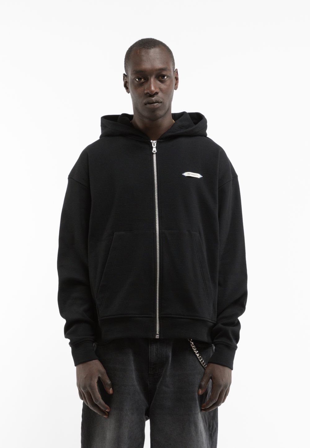 Reternity L Atelier Line Zip Hoodie Black