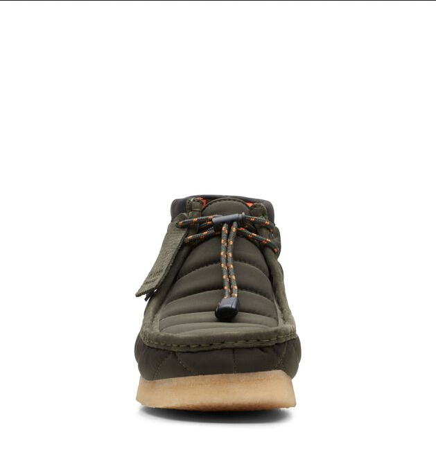 Clarks Wallabee Boot Quilted Khaki