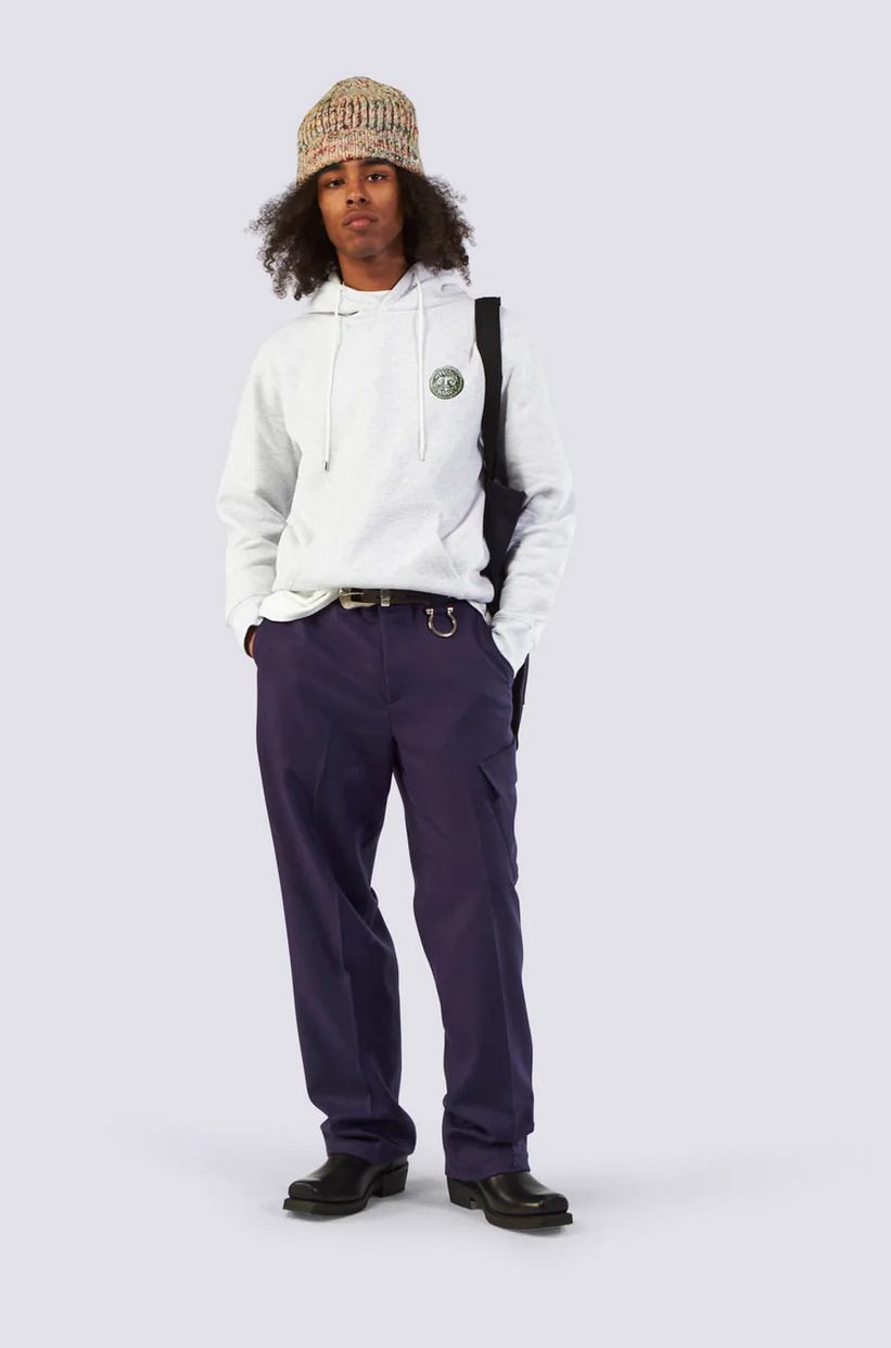 Danilo Paura Akim Hoodie Phobos Grey Melange