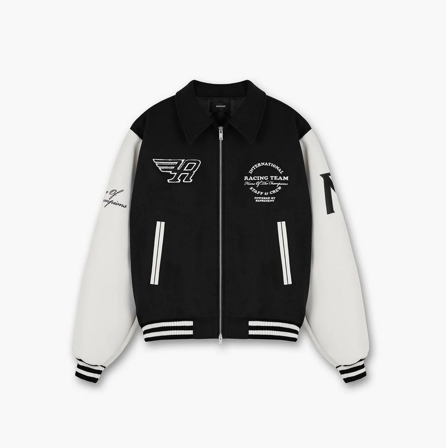 Represent Racing Team Varsity Jacket Black
