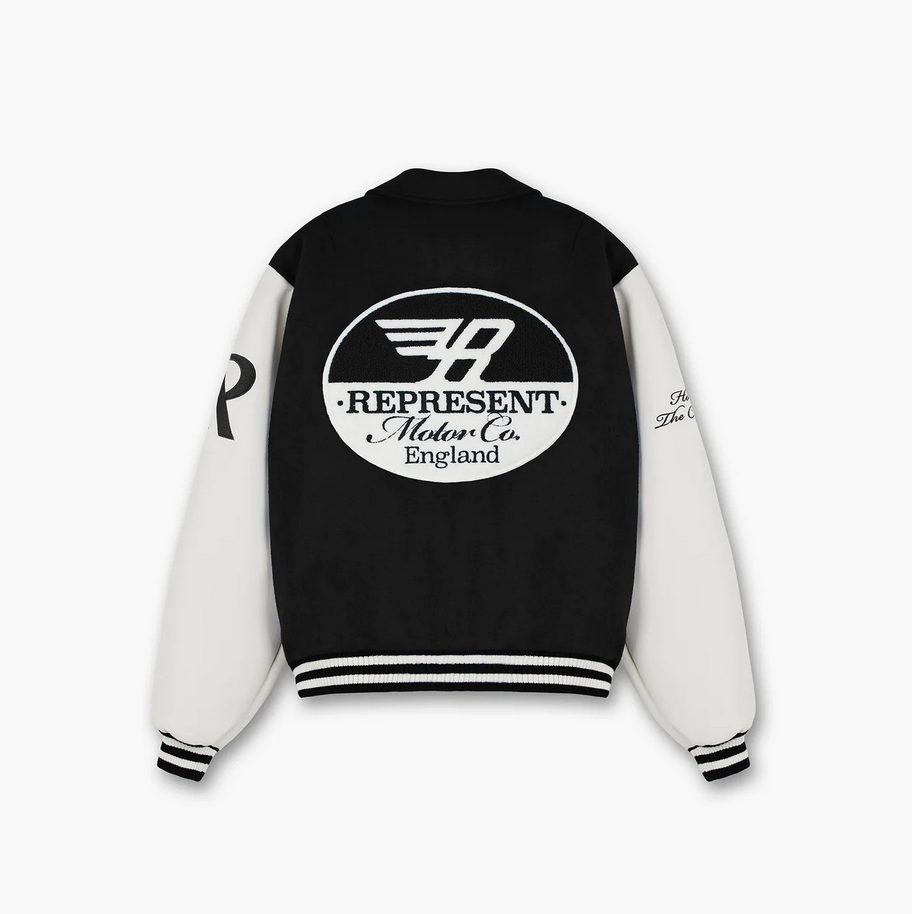 Represent Racing Team Varsity Jacket Black