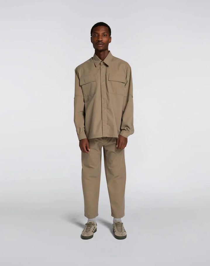 Edwin Ability Shirt LS Dark Ash