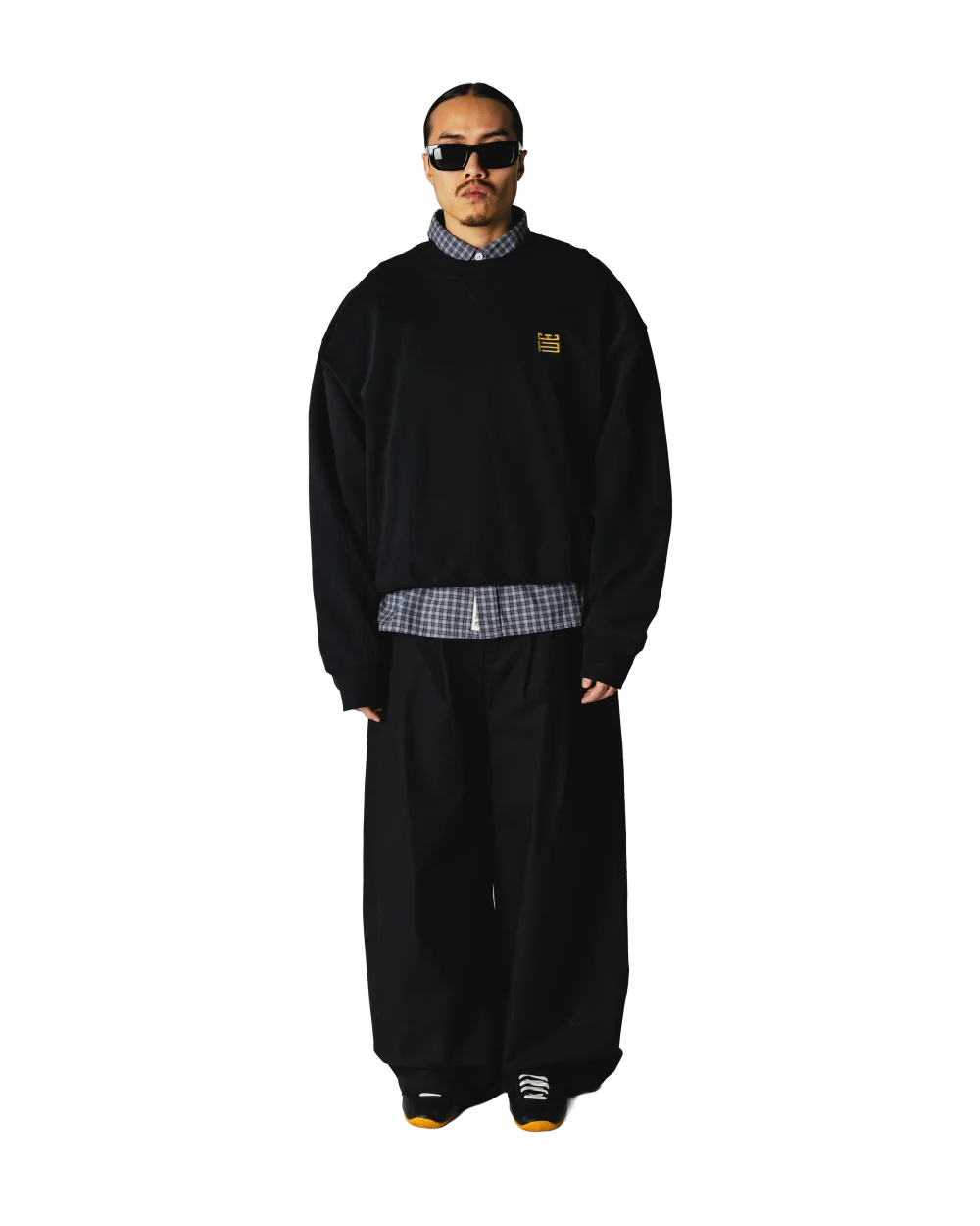 Woodbird Wake Twist Crew Black