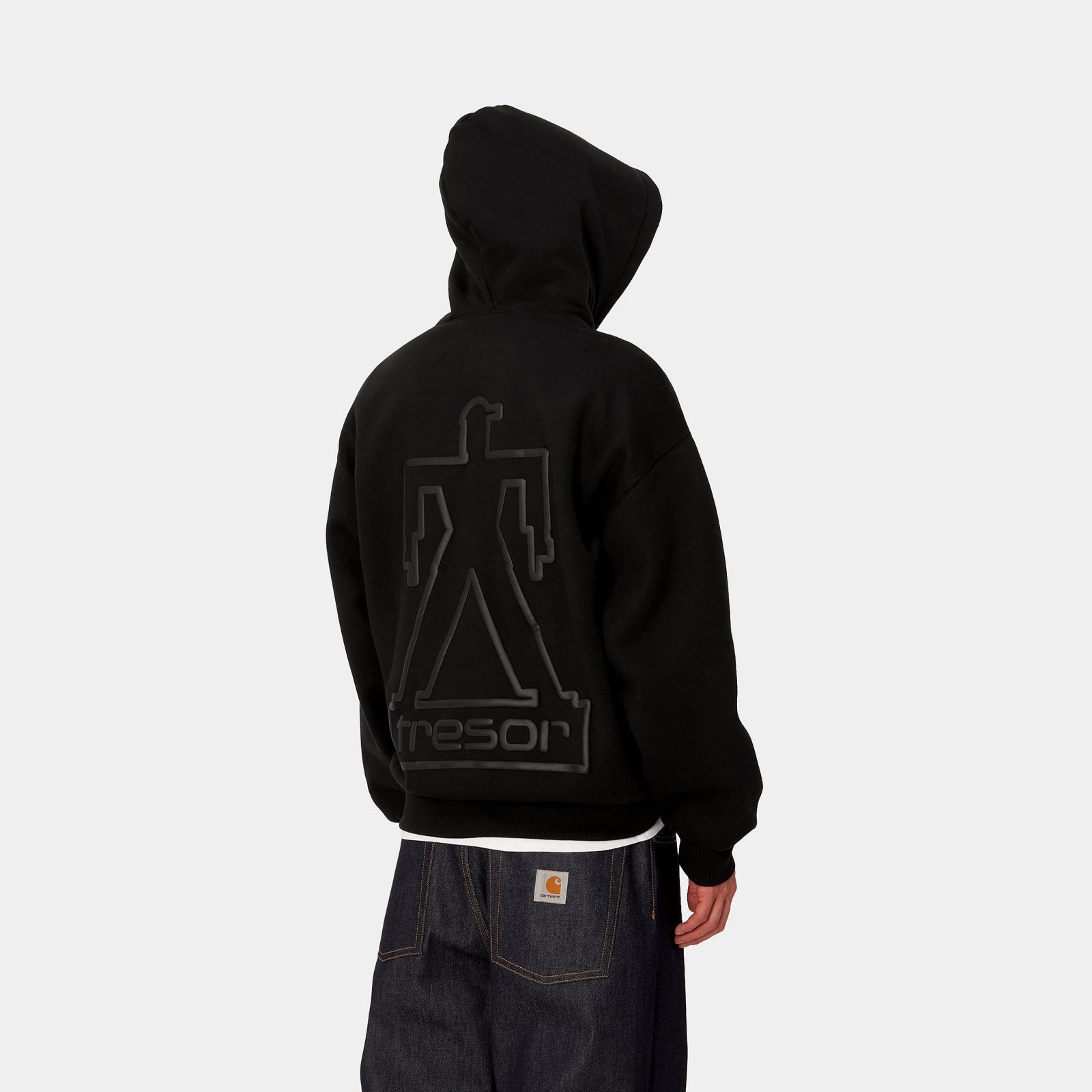 Carhartt WIP x TRESOR Basement Hooded Sweatshirt Black
