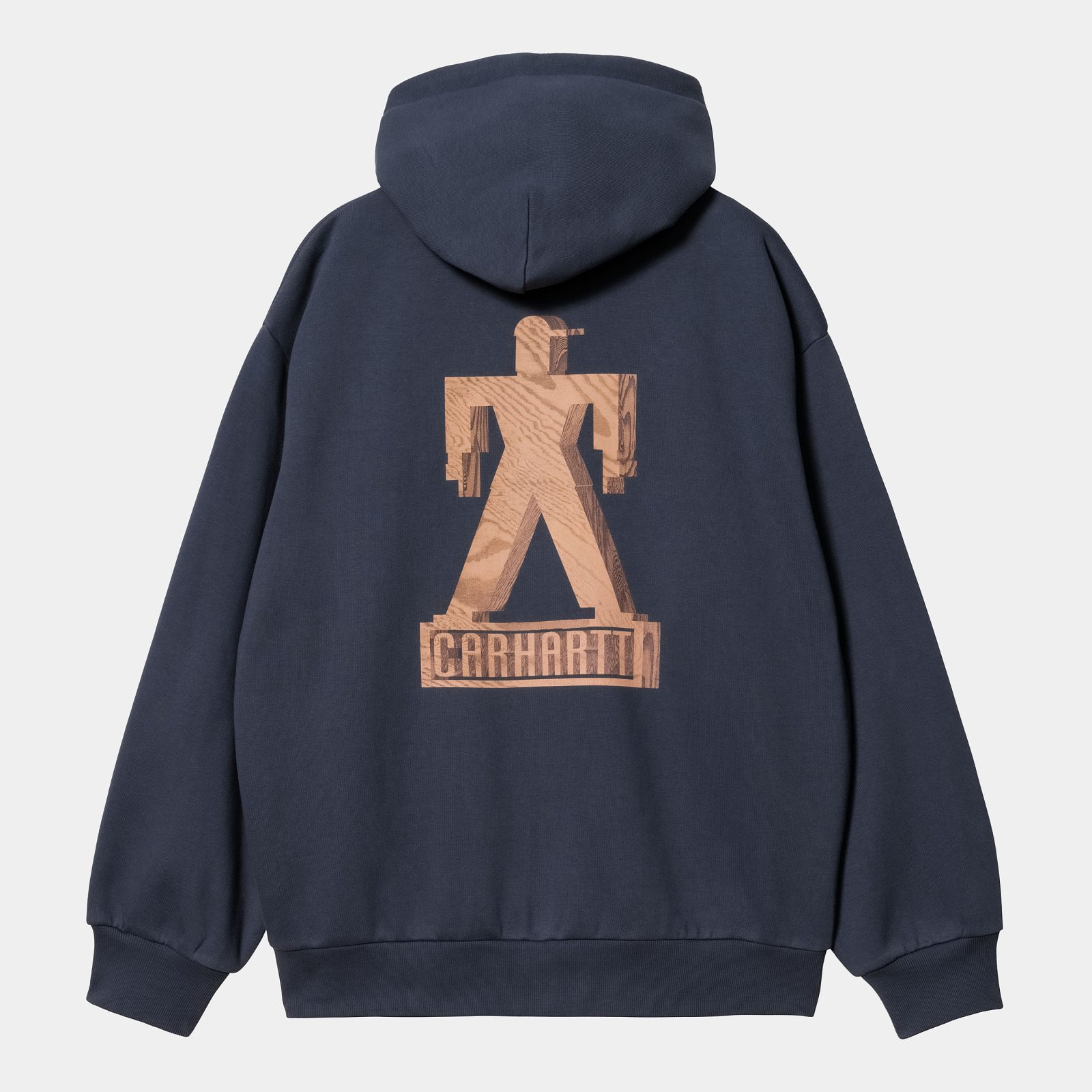 Carhartt Hooded Built Sweat Jacket Blue